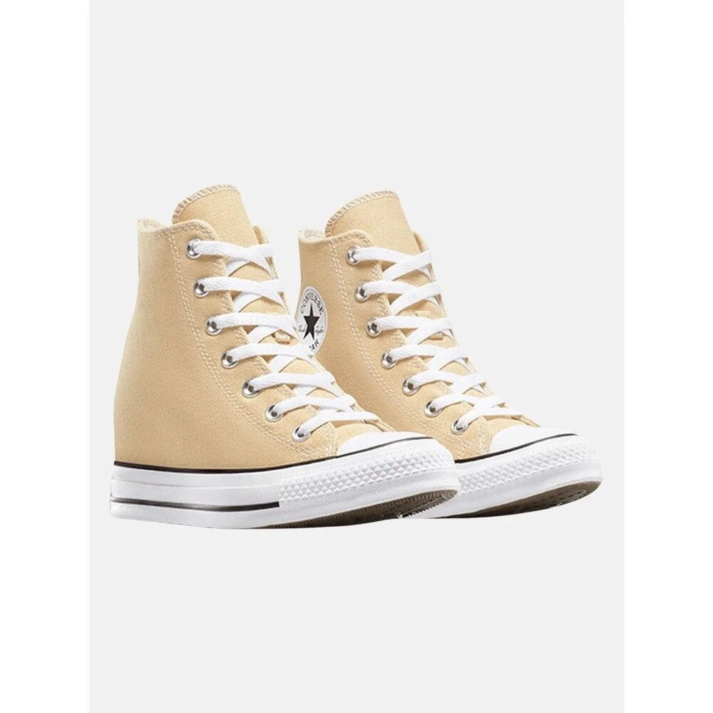 Converse Shoes Chuck Taylor All Star Wedge Hi Coastal Dune A13531C Size 8 Womens